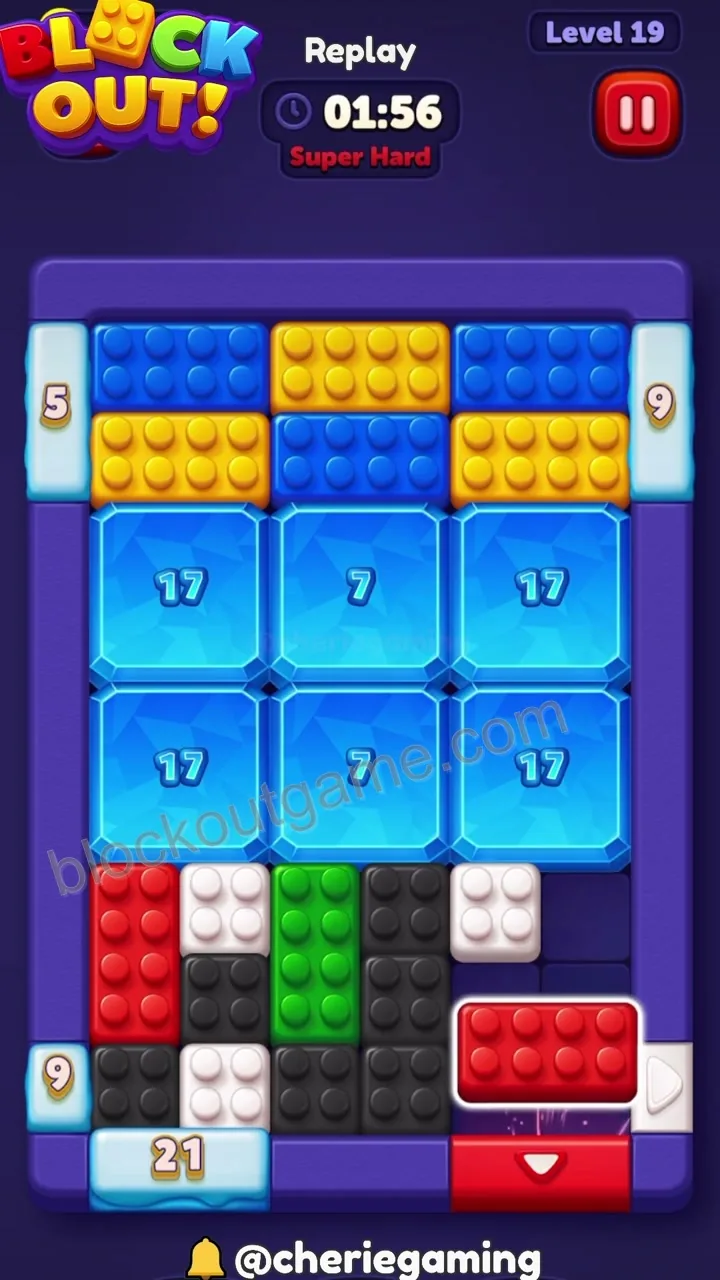 Block Out Level 19 step 7