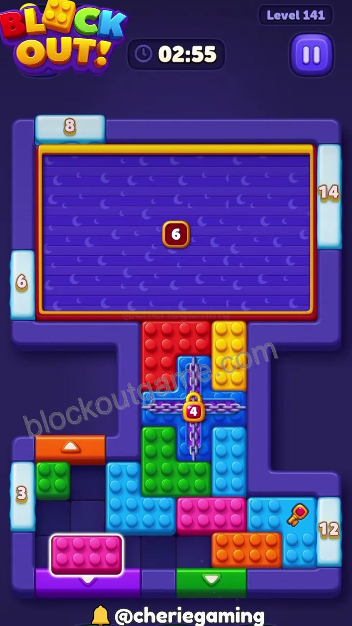Block Out Level 141 step 3