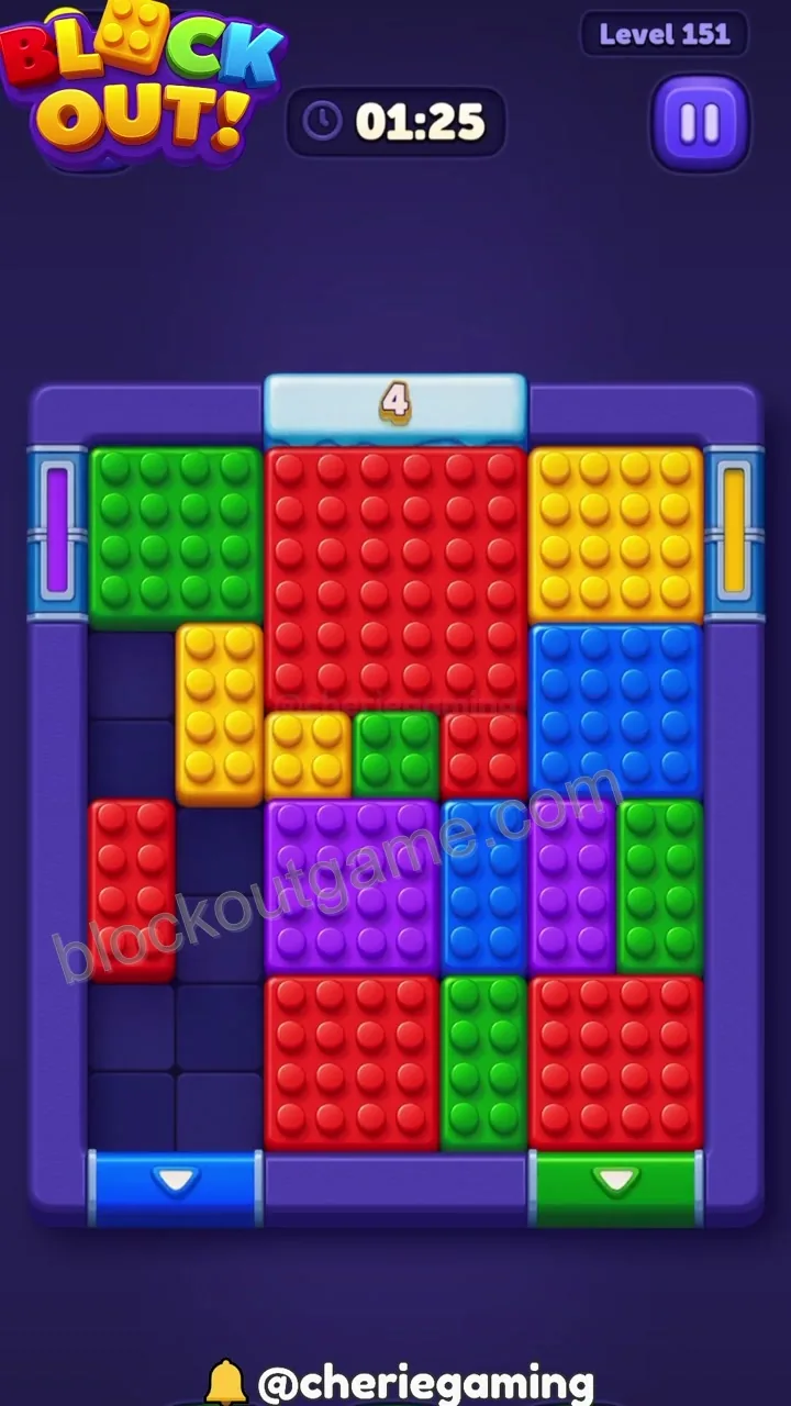 Block Out Level 151 step 3
