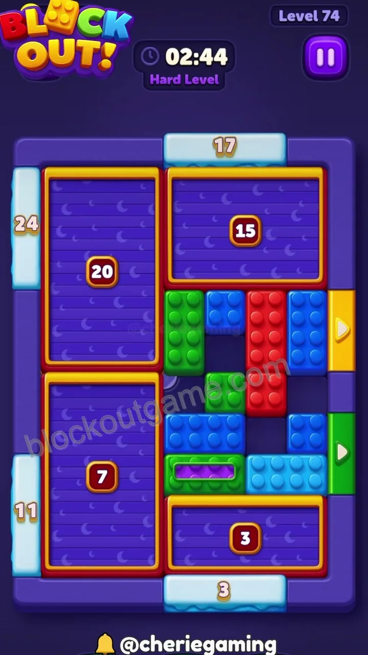 Block Out Level 74 step 4
