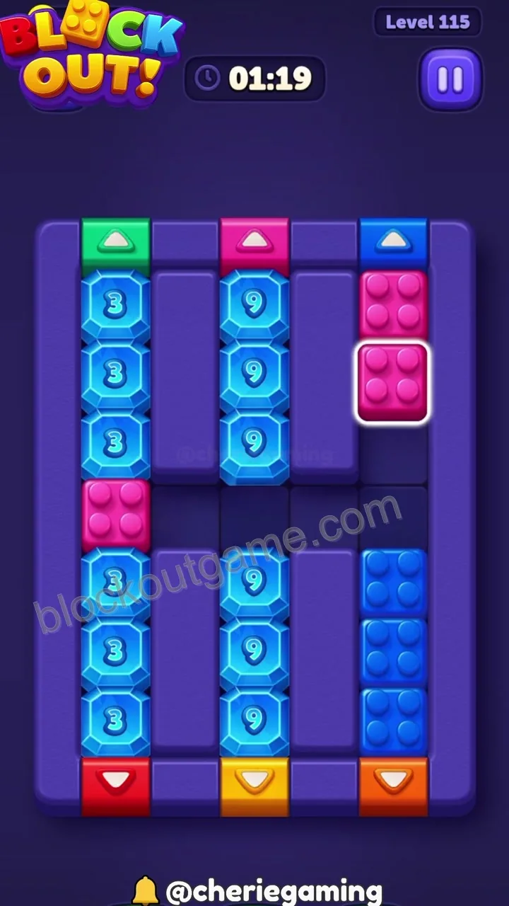 Block Out Level 115 step 2