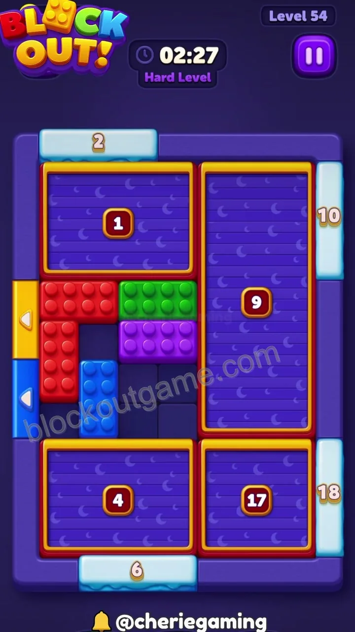 Block Out Level 54 step 4