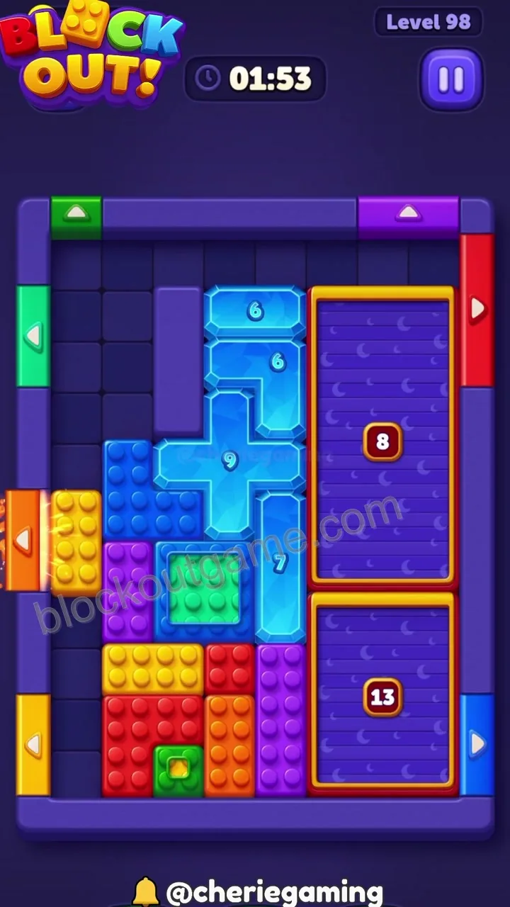 Block Out Level 98 step 2