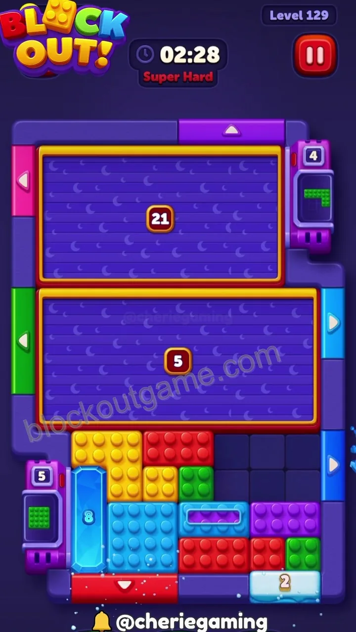 Block Out Level 129 step 4