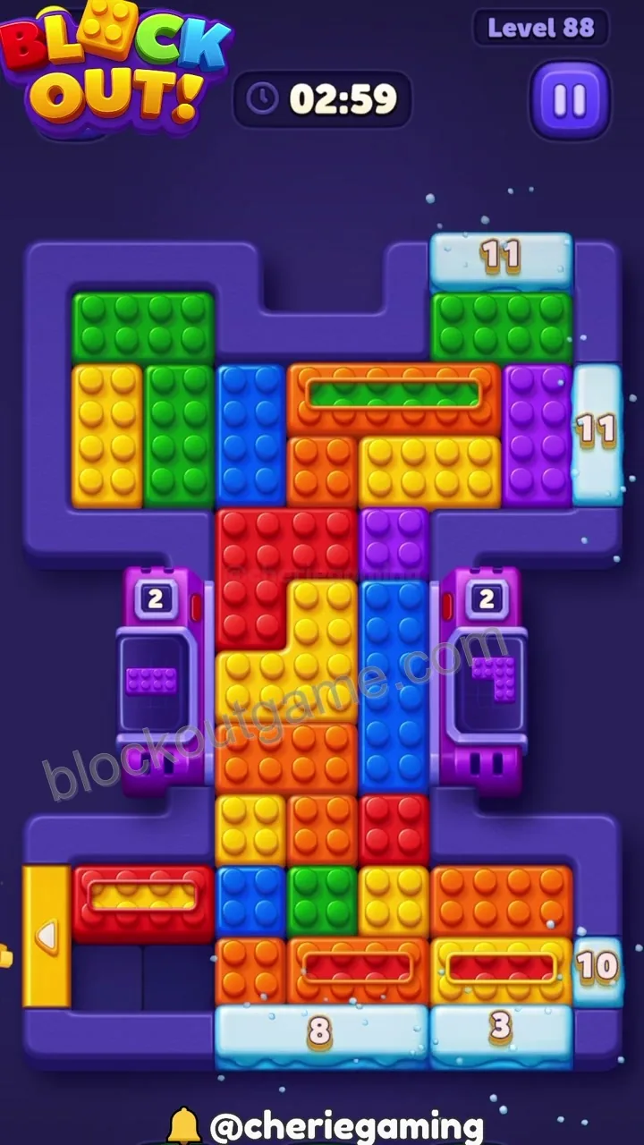 Block Out Level 88 step 2