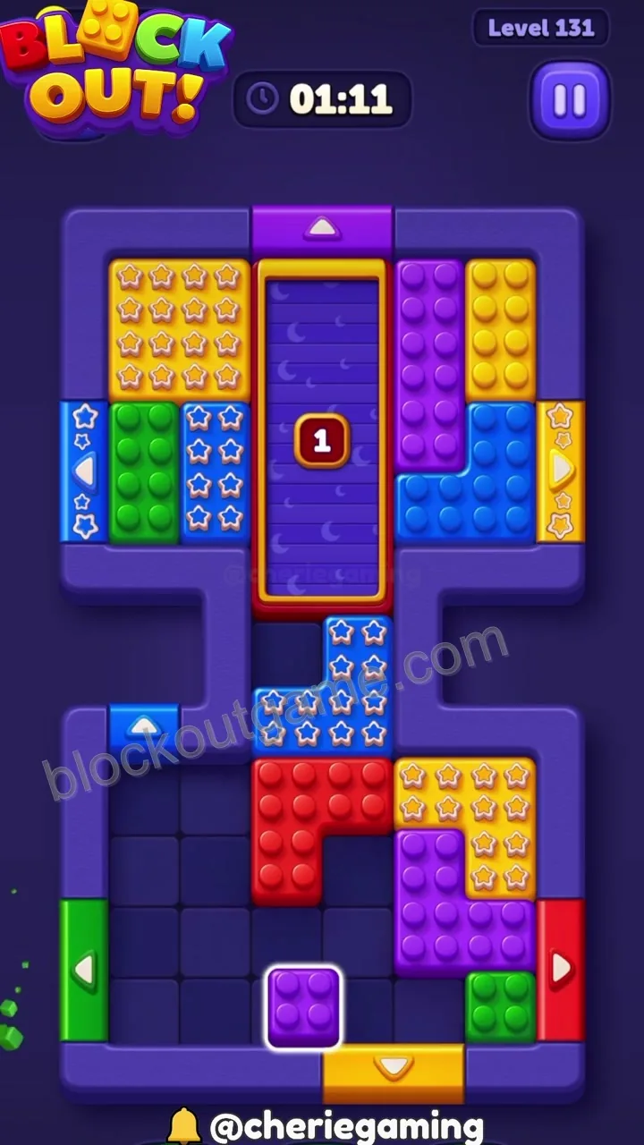 Block Out Level 131 step 6