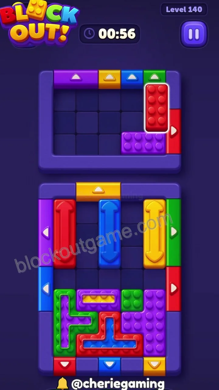 Block Out Level 140 step 5