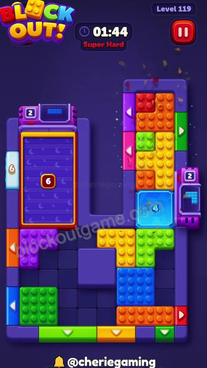 Block Out Level 119 step 4