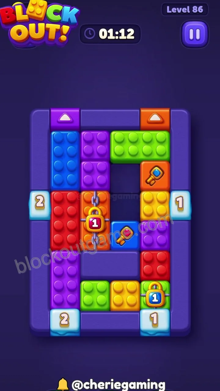Block Out Level 86 step 3