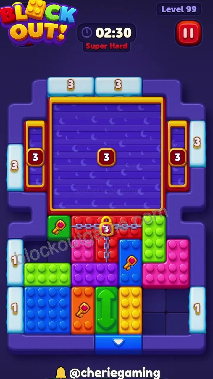 Block Out Level 99 walkthrough preview