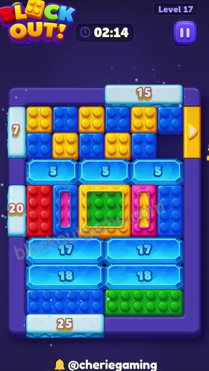 Block Out Level 17 step 2