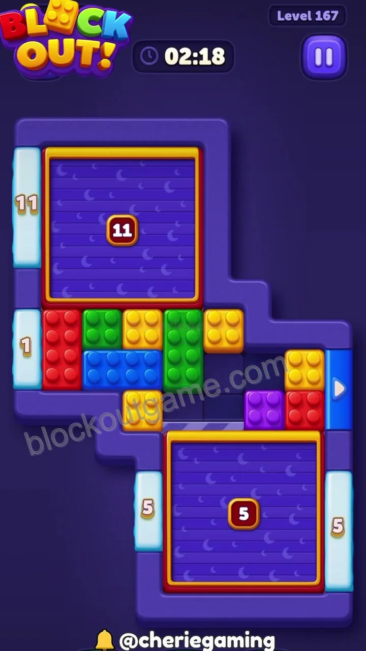 Block Out Level 167 step 3
