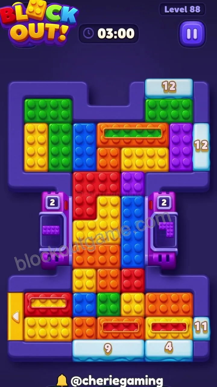 Block Out Level 88 step 1