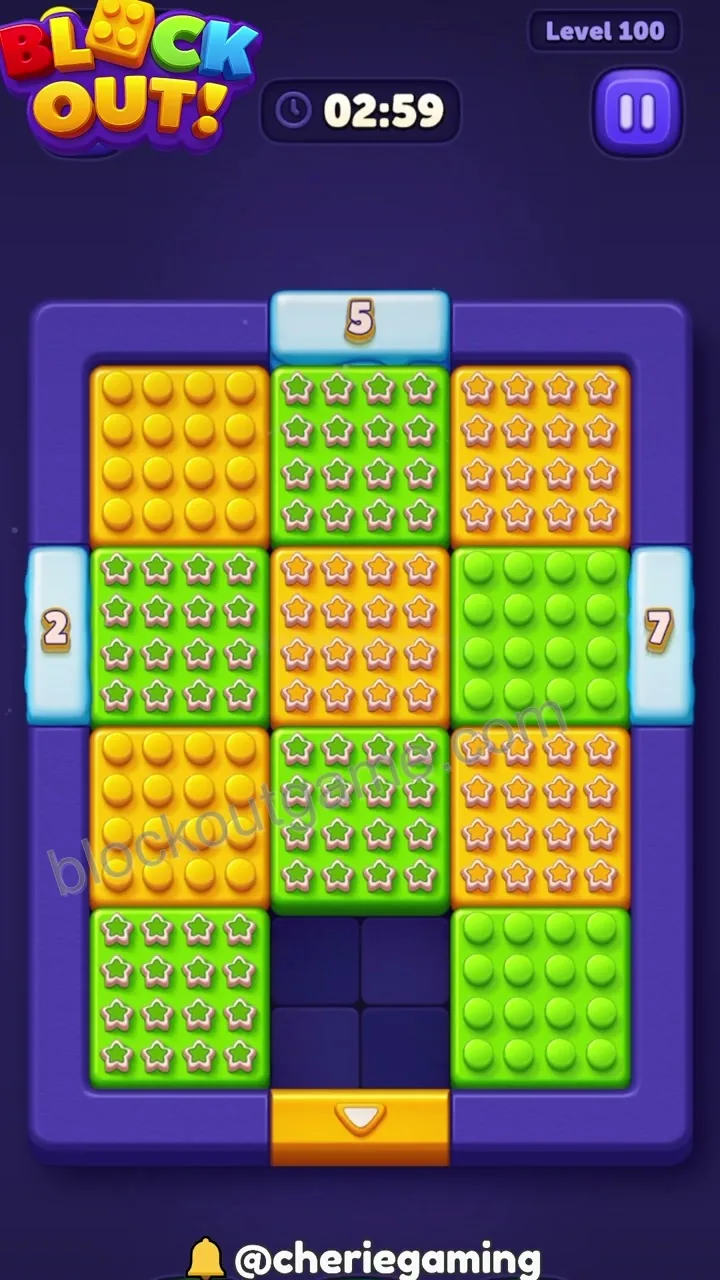 Block Out Level 100 step 2