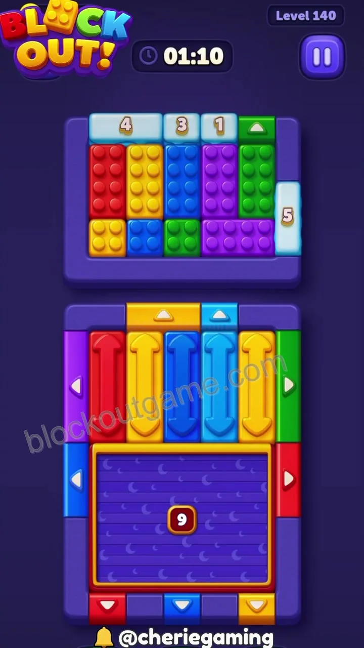 Block Out Level 140 step 1