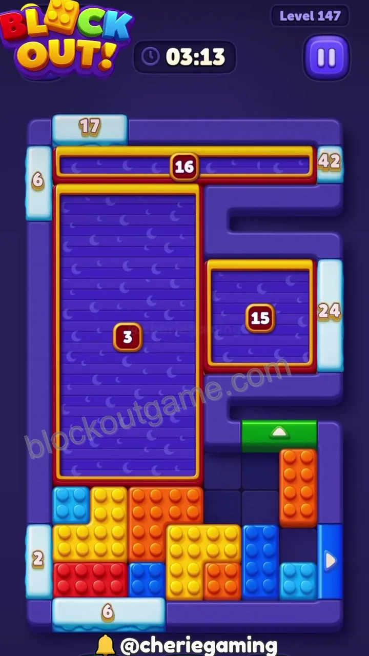 Block Out Level 147 step 3