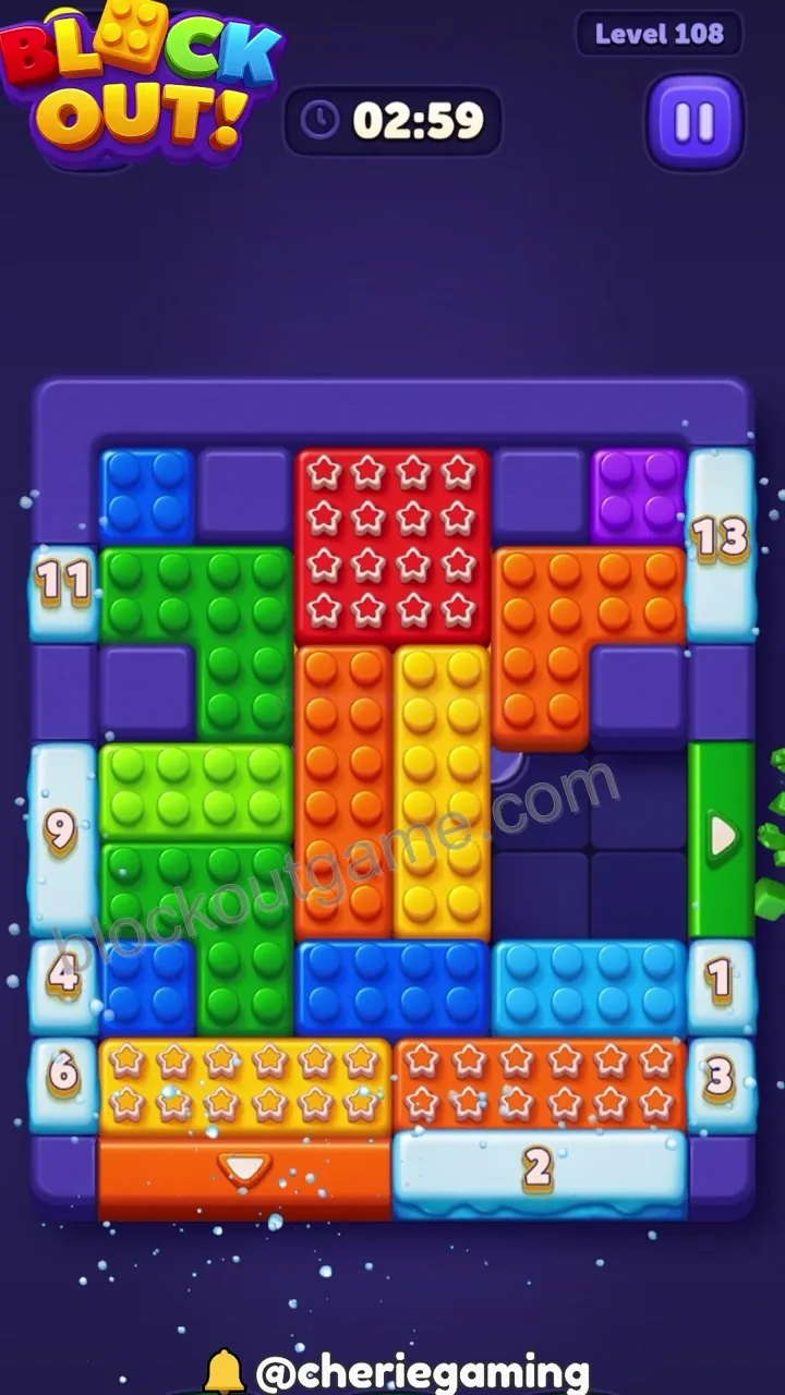 Block Out Level 108 step 2