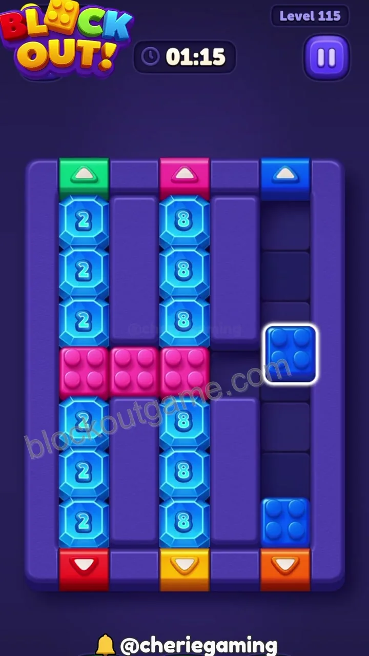 Block Out Level 115 step 3