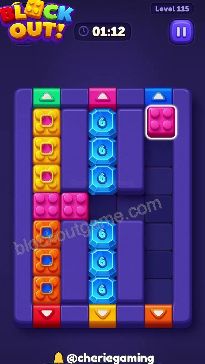 Block Out Level 115 step 4