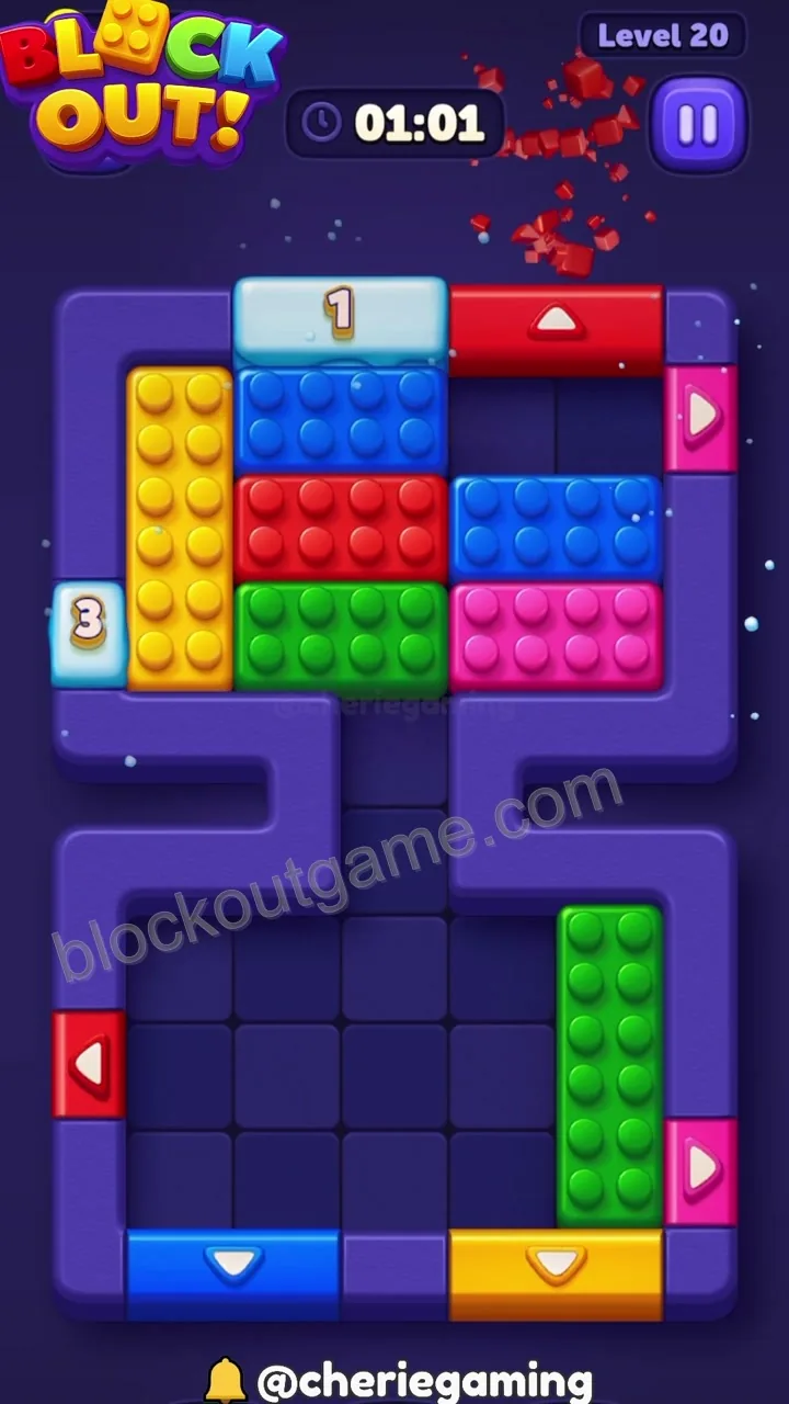 Block Out Level 20 step 7