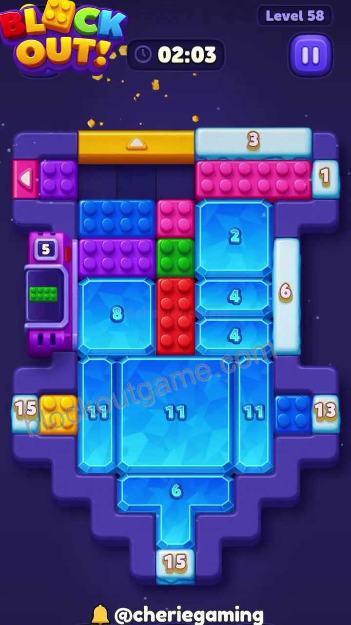 Block Out Level 58 step 2