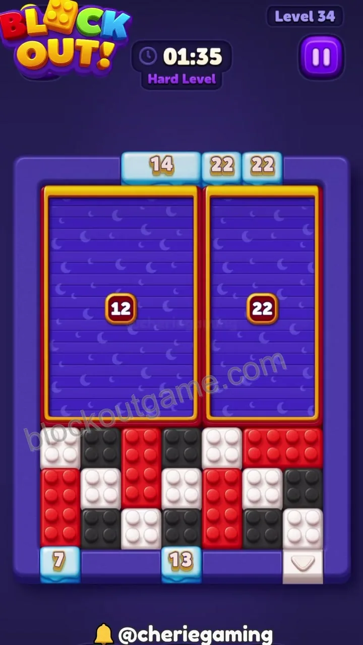 Block Out Level 34 walkthrough preview