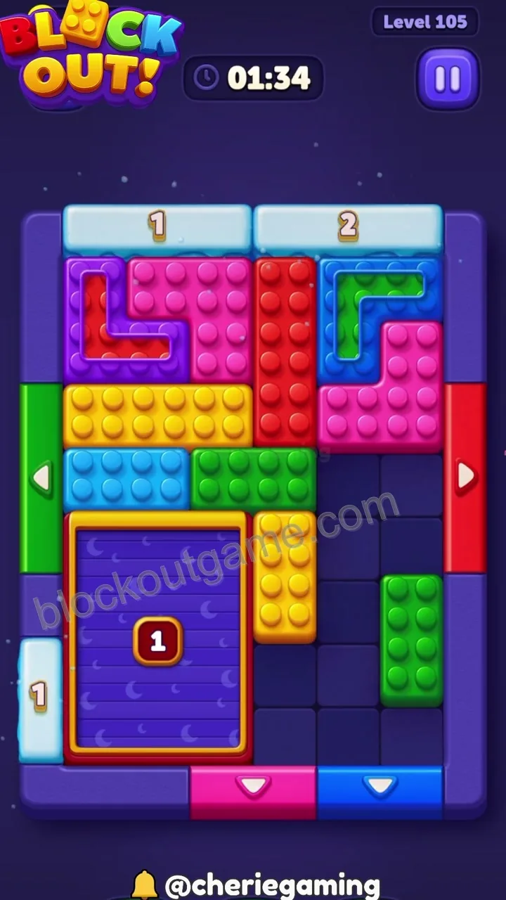 Block Out Level 105 step 5