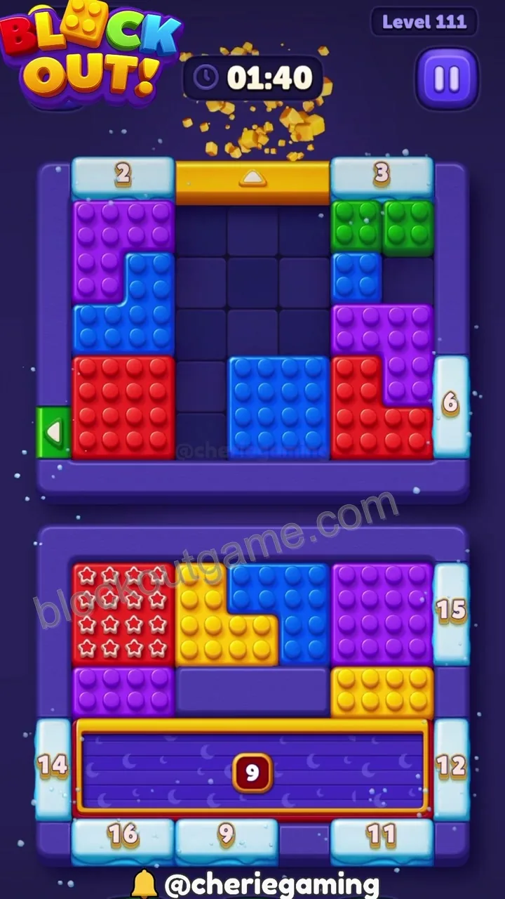 Block Out Level 111 step 5