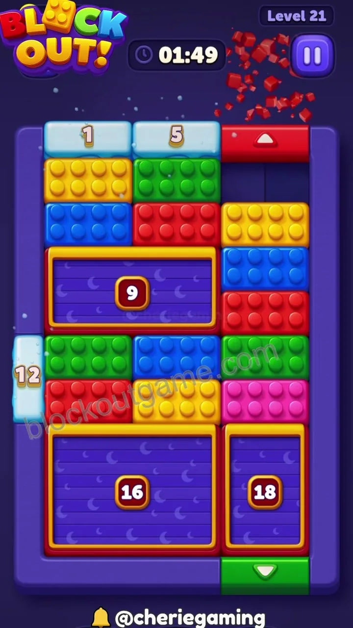 Block Out Level 21 step 2