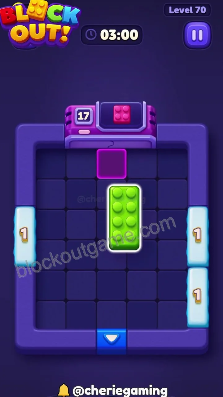 Block Out Level 70 step 2