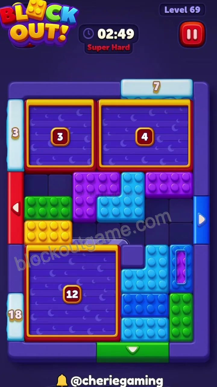 Block Out Level 69 step 6