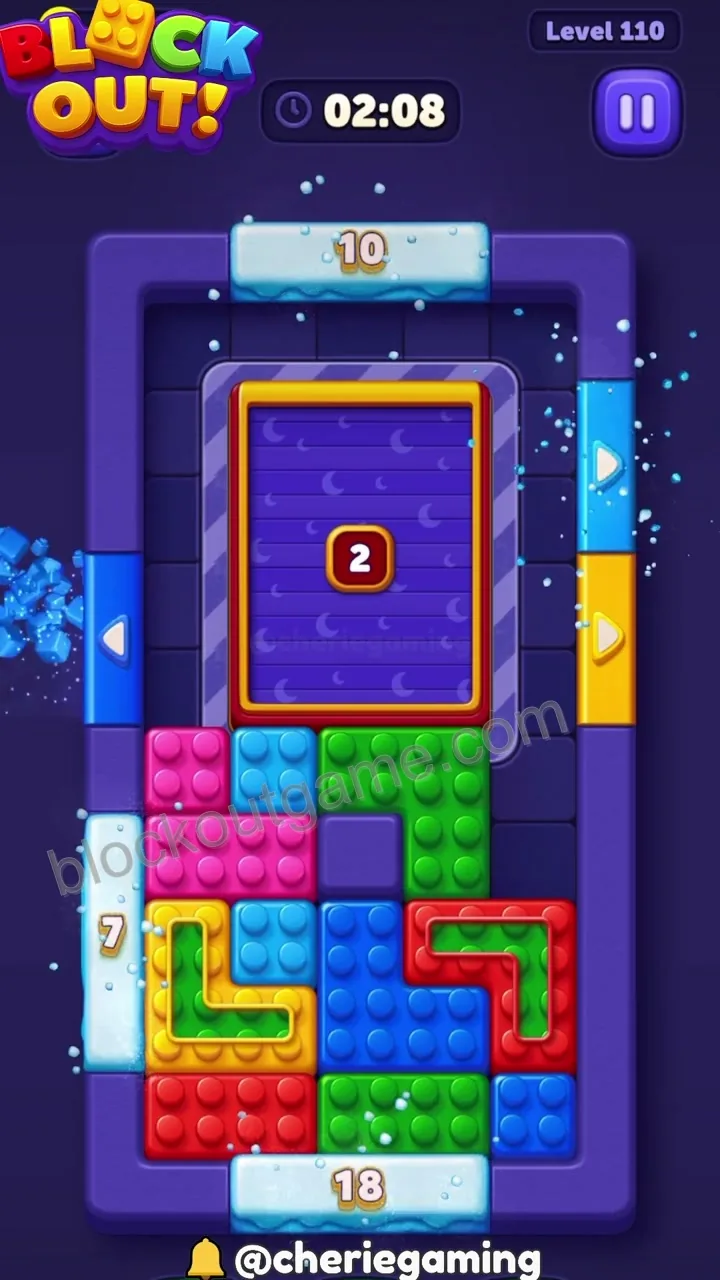 Block Out Level 110 step 4