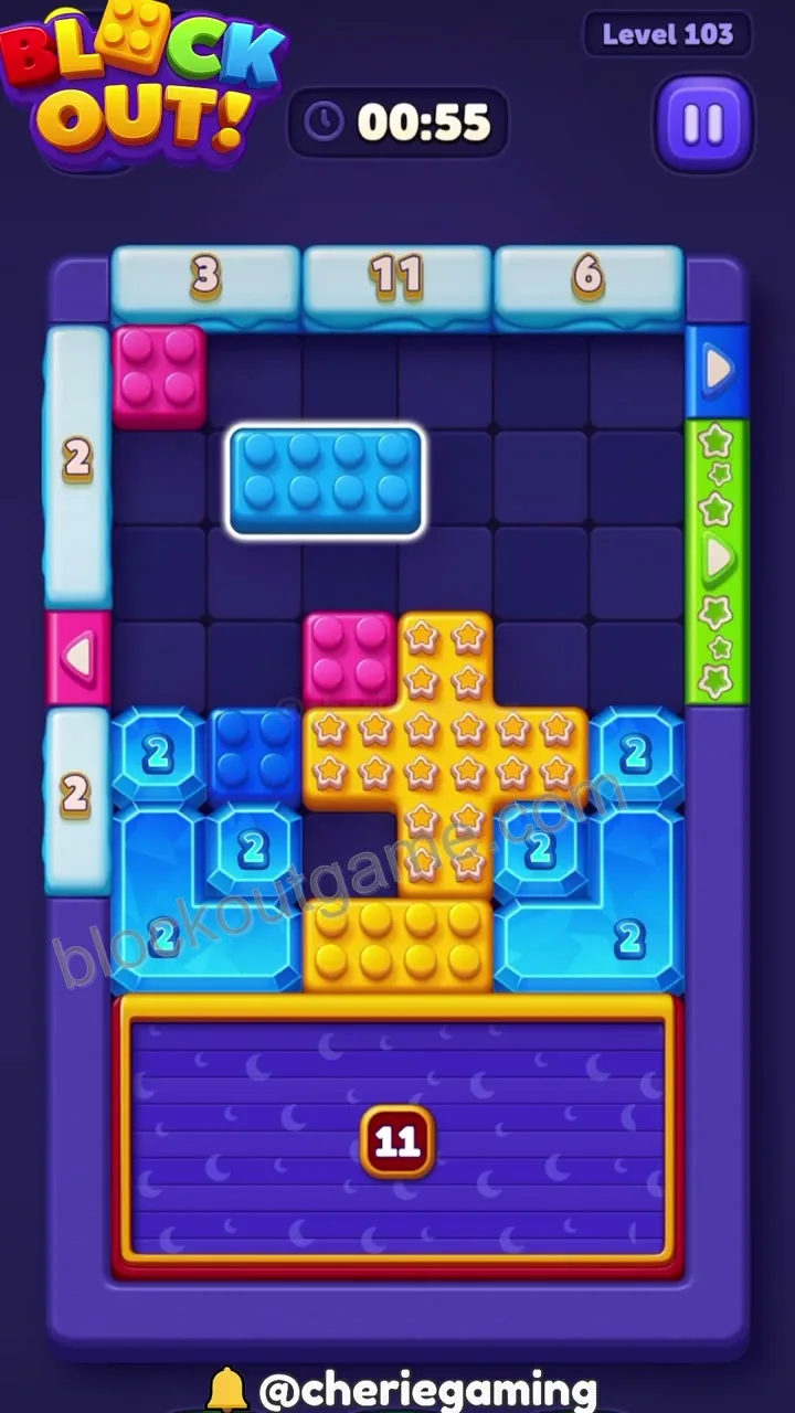 Block Out Level 103 step 6