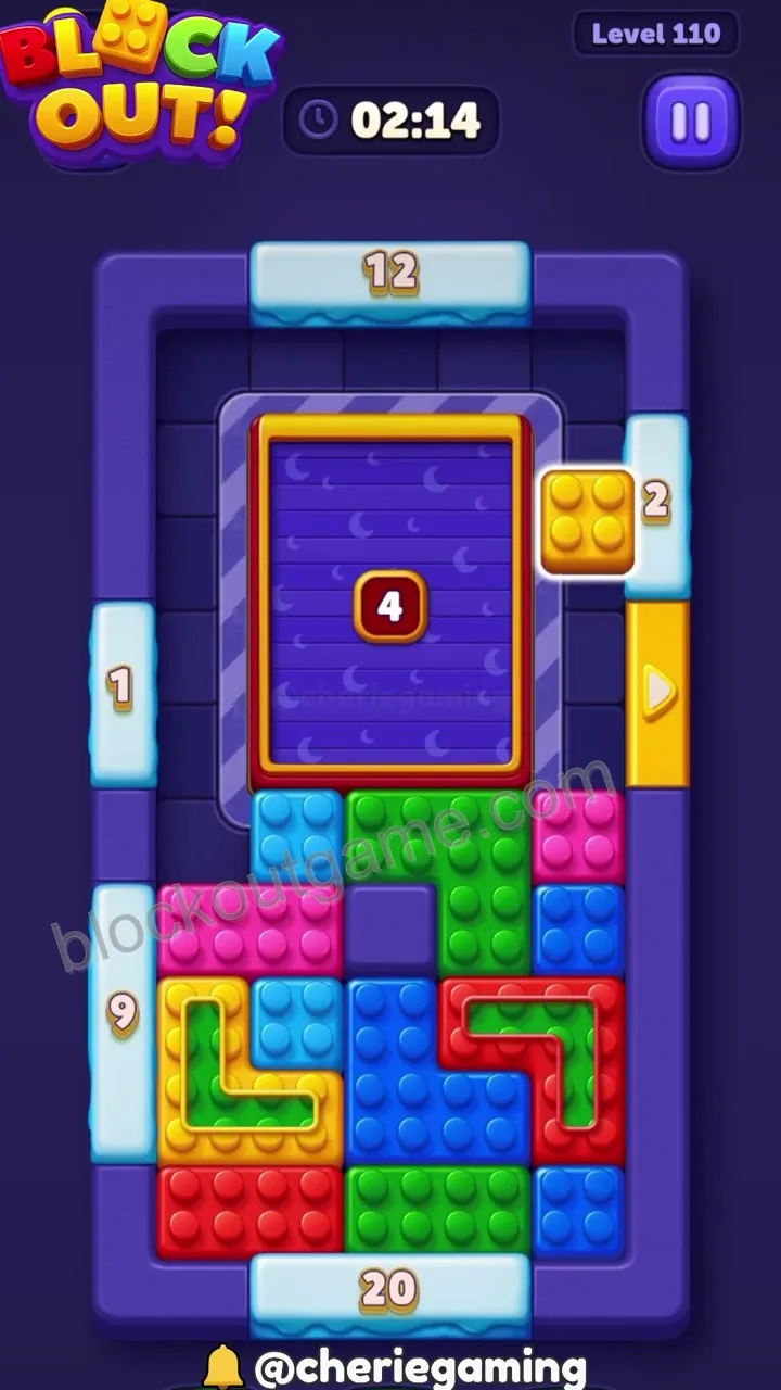 Block Out Level 110 step 2