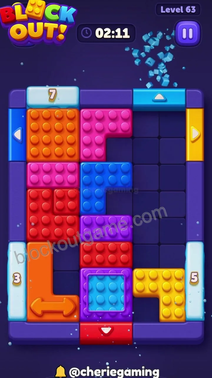 Block Out Level 63 step 6
