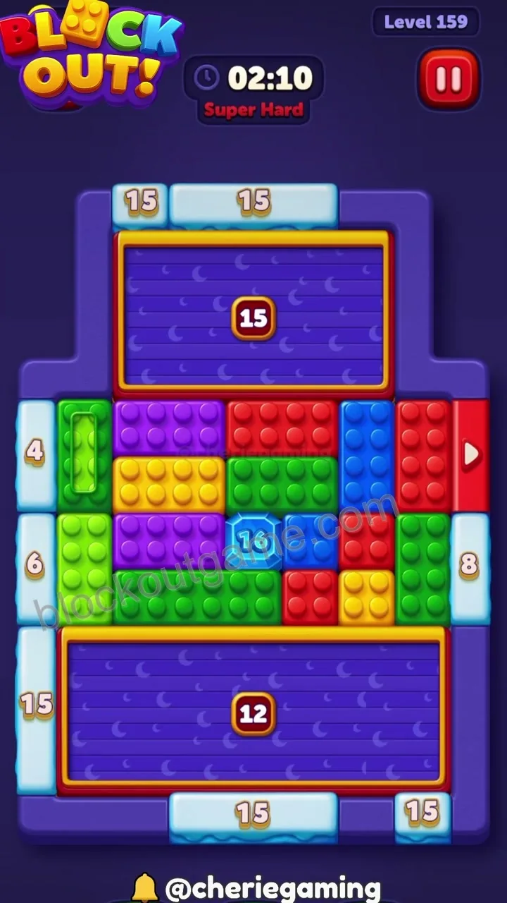 Block Out Level 159 walkthrough preview