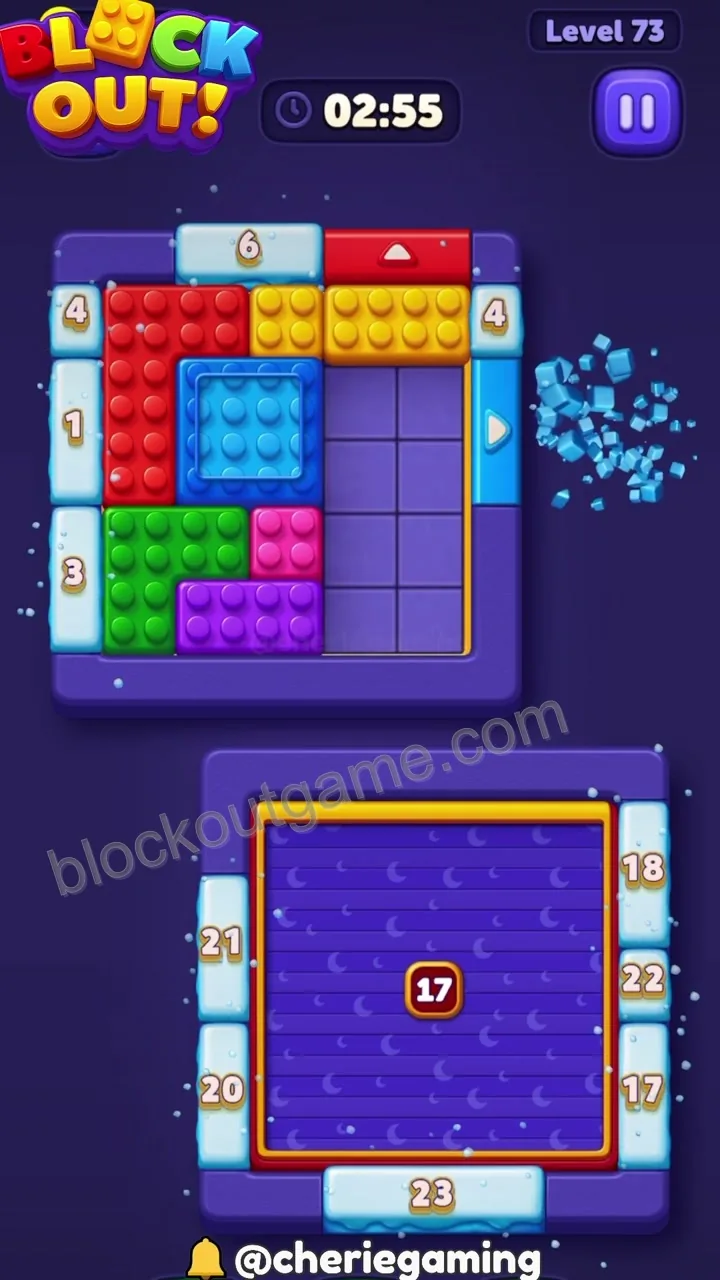 Block Out Level 73 step 3