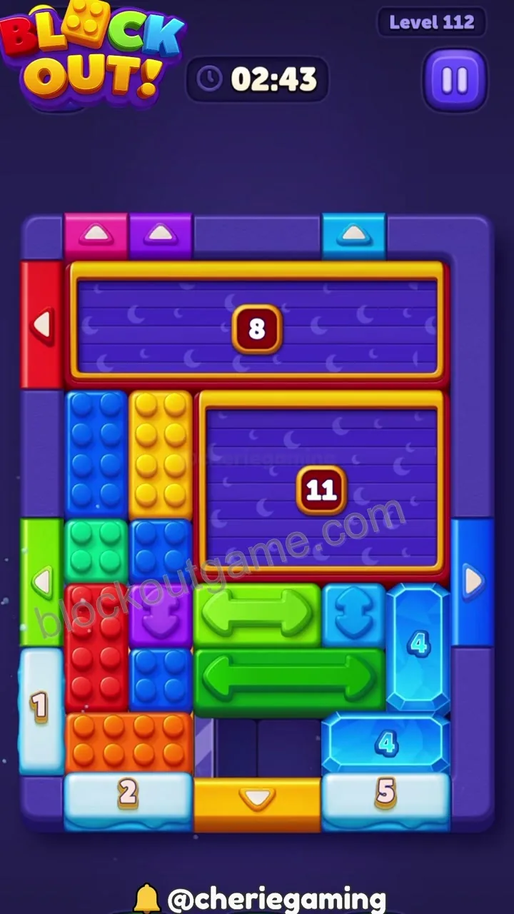 Block Out Level 112 step 2