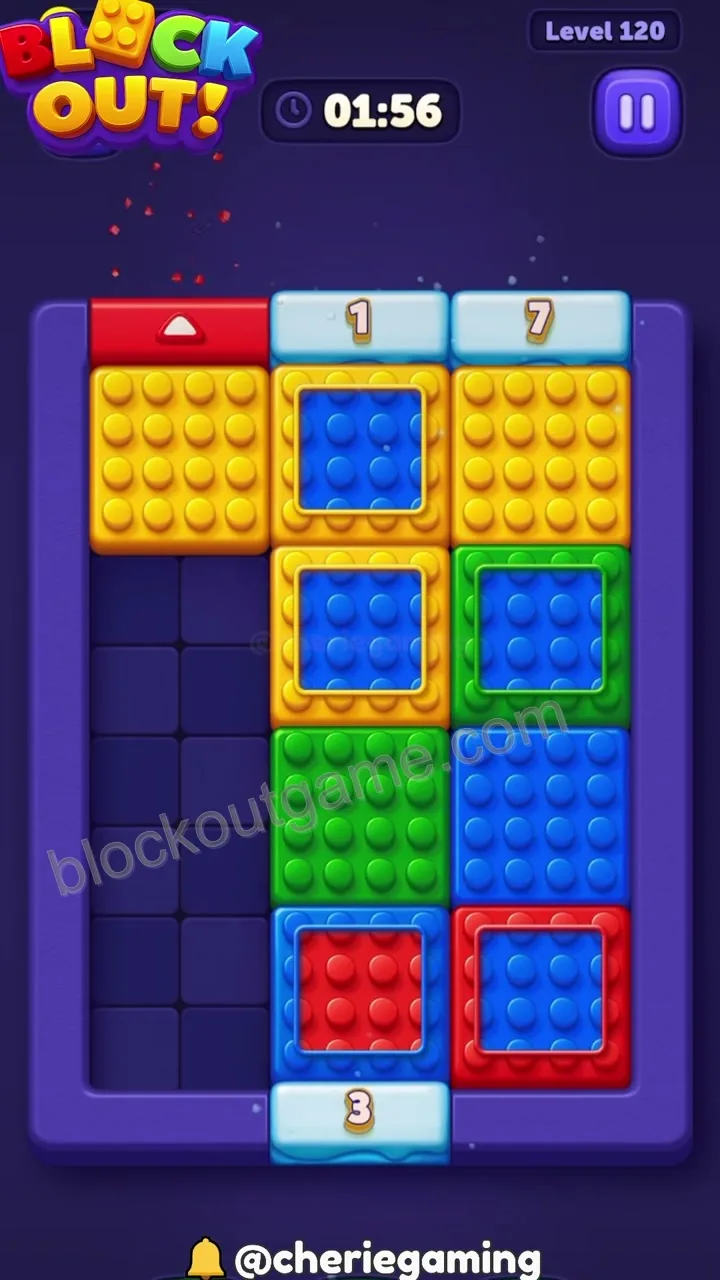 Block Out Level 120 step 6