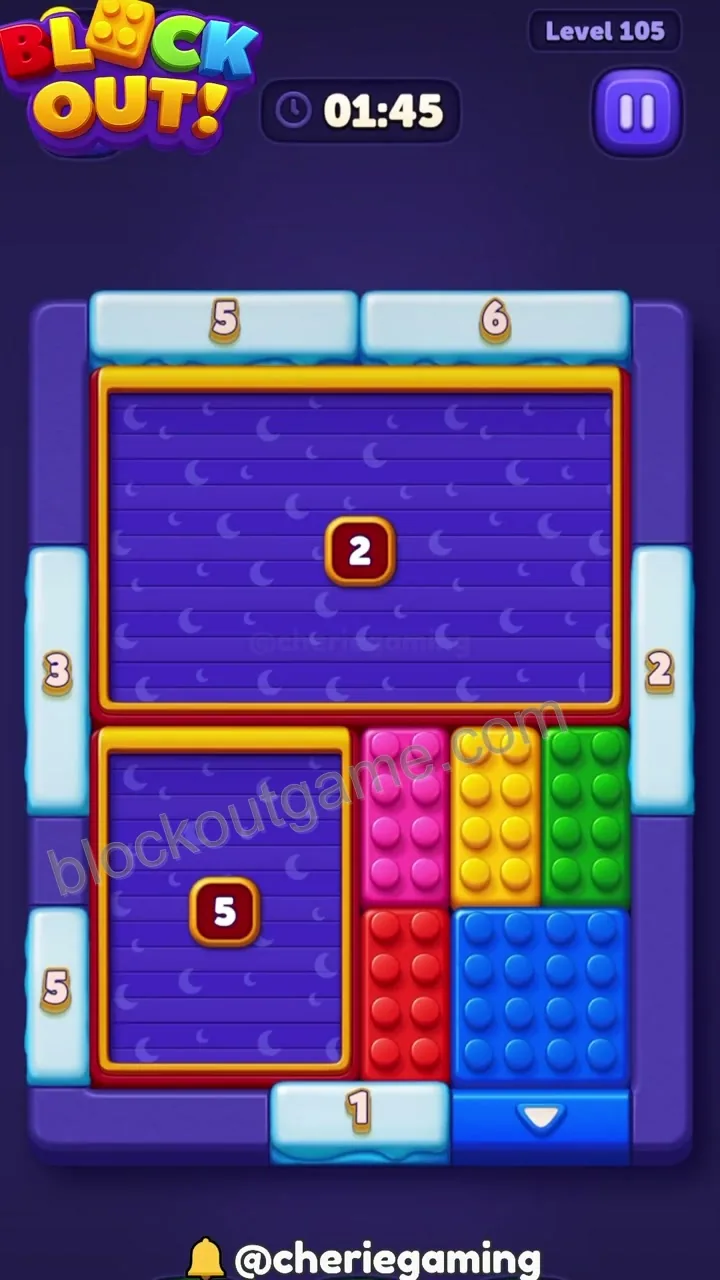 Block Out Level 105 walkthrough preview