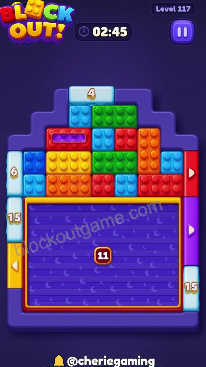 Block Out Level 117 walkthrough preview