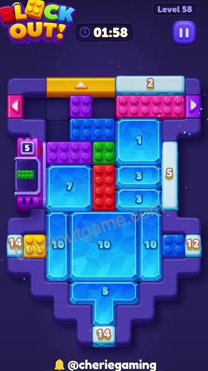 Block Out Level 58 step 3