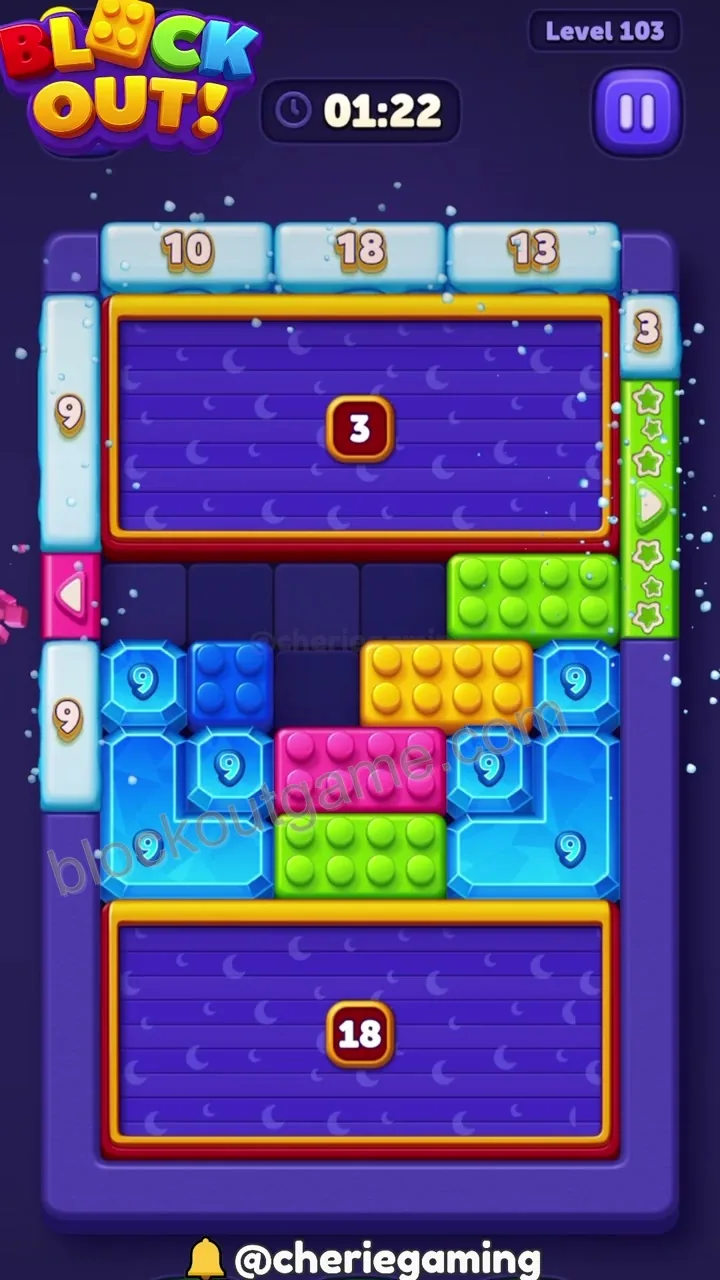 Block Out Level 103 step 3