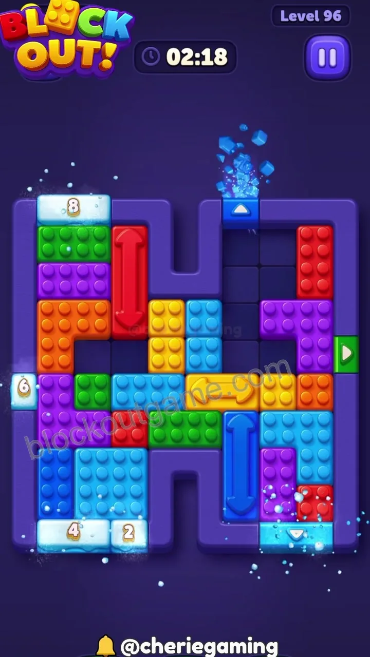 Block Out Level 96 step 6