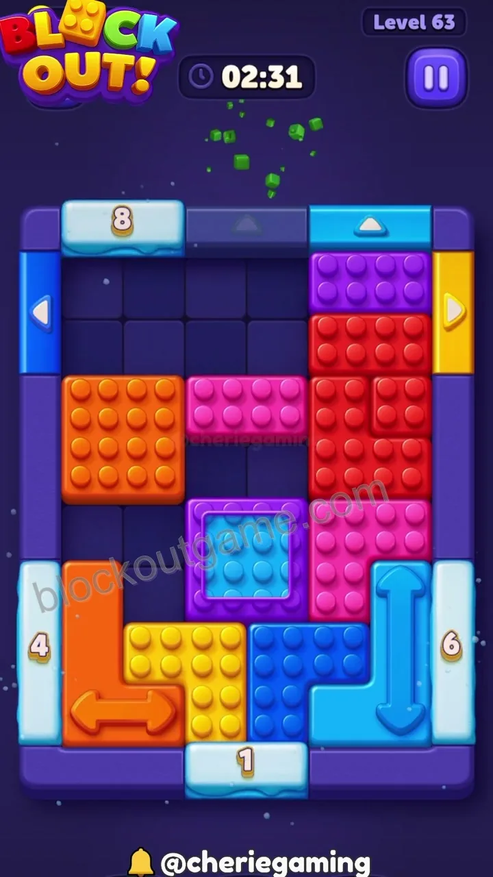 Block Out Level 63 step 5