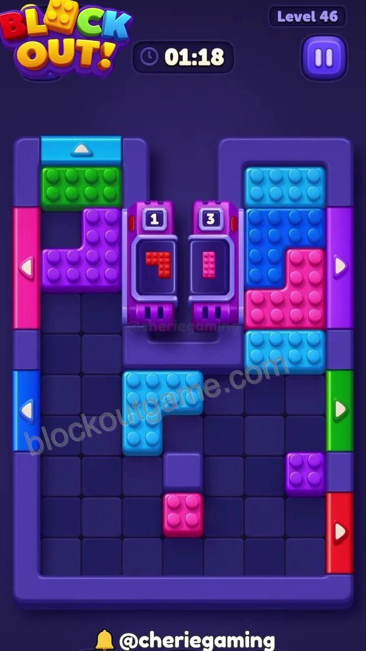 Block Out Level 46 step 6