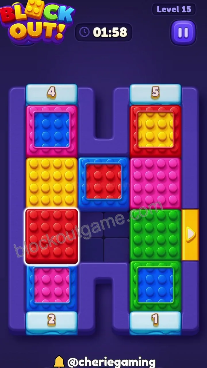 Block Out Level 15 step 3