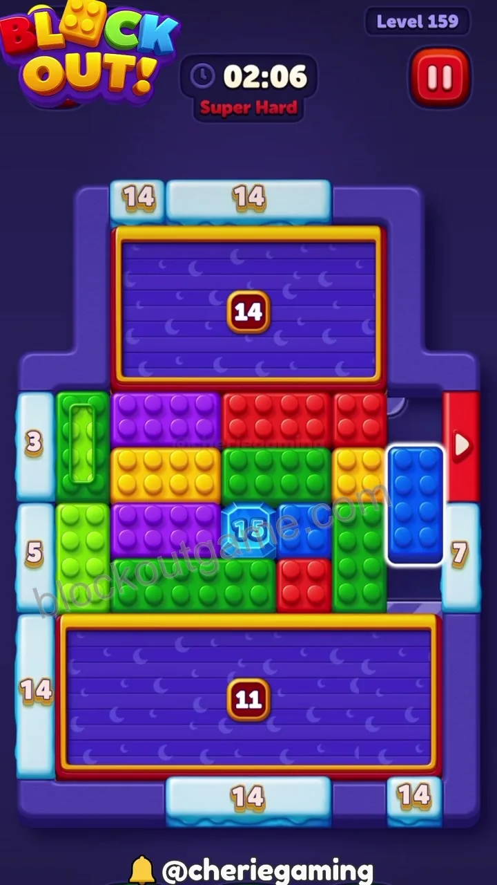 Block Out Level 159 step 2