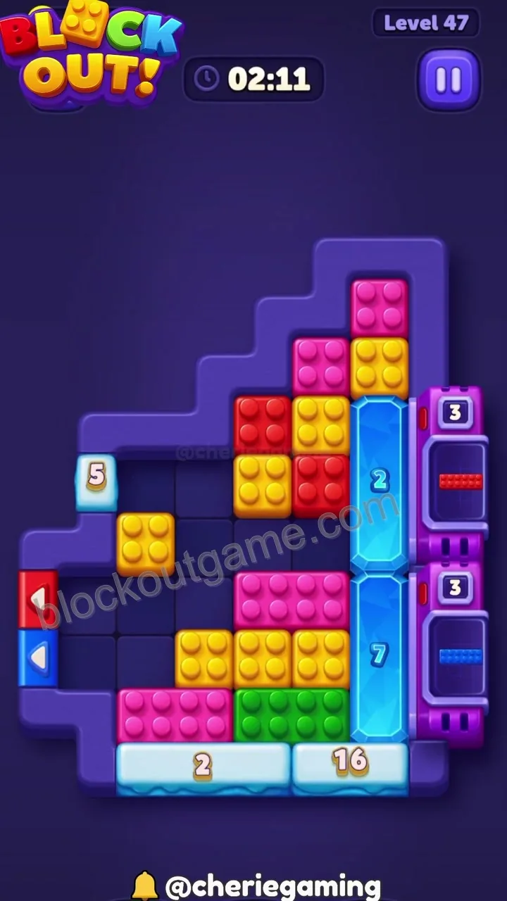 Block Out Level 47 step 4