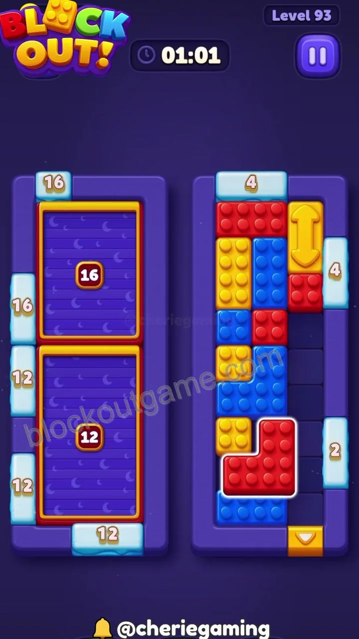Block Out Level 93 step 2